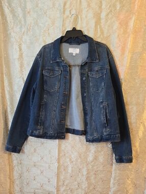 Time and Tru Dark Blue Denim Jacket
